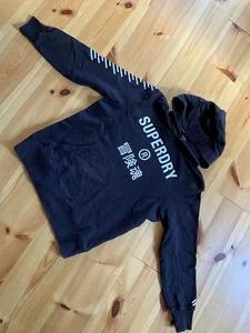 Superdry Hoodie Sweatshirt Kapuzenpullover Schwarz Gr. L - Bild 1 von 2
