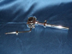 Chrome Mapex Single Tom Bracket w/ Ball Joint Articulation ~vintage pre-owned~ - Picture 1 of 6