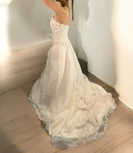 MoriLee by Madeline Gardner Wedding Dress Style 2044 – Size 10, Pearl, NWT - Picture 1 of 19