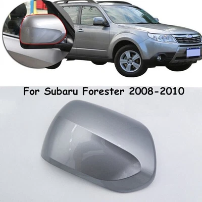 Tapa de carcasa de espejo retrovisor lateral derecho plateado para Subaru Forester 2008-10 Foto 1 de 4