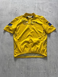 NIKE TOUR DE FRANCE 2006 LCL YELLOW CYCLING JERSEY SIZE L - Picture 1 of 12