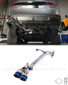 For 25-Up Toyota Camry SE XSE T-304 Muffler Delete Burnt Tip Axle Back Exhaust - Picture 1 of 24