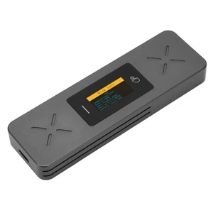M.2 NVMe SSD Enclosure USB3.2 GEN2 Nvme 2280 Dual Protocol External Har NEW - Afbeelding 1 van 12