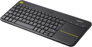 Logitech K400 Plus kabellose Tastatur USB Italien QWERTY-Layout integriertem Tou - Bild 1 von 2