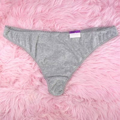 Tanga de algodón suave bragas nuevas con etiquetas elásticas 4 colores cola de ballena Charter Club talla XS-2X Foto 1 de 4