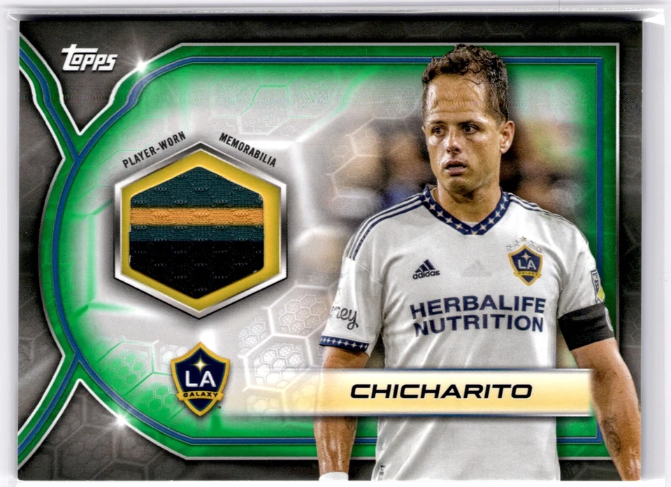 2023 Topps Flagship MLS Green Variation Relic Jersey /99 (Complete Your Set) - Image 1 of 1