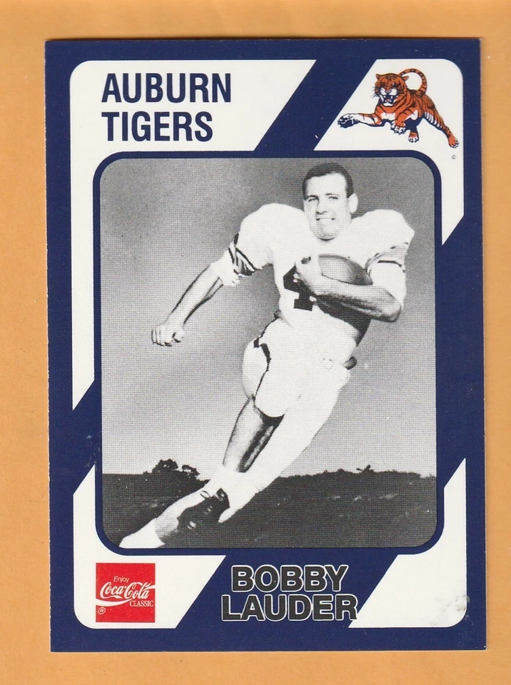 Bobby Lauder Auburn Tigers 1989 Card #387 Foley Alabama 12J - Image 1 of 2