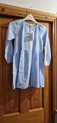 Girls H&M Dress Age 7-8 years Blue - Image 1 of 4