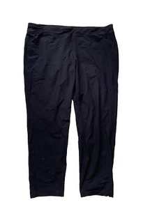 Eileen Fisher Pants XL Black Stretch Slim Fit Pull On - Picture 1 of 9