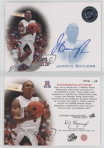 2008 Press Pass Signings Blue /50 Jerryd Bayless #PPS-JB Rookie Auto RC
