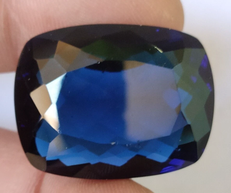 Large Blue Tanzanite 67.40 Ct. Cushion Faceted Cut Loose Gemstone Ring & Pendant - Image 1 of 4