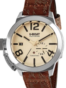 U-Boat 8892 Classico Tungsteno Beige Automatic Mens Watch 42mm - Picture 1 of 5