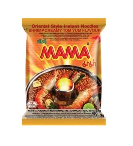 20x Instant Nudeln Tom Yum Shrimp Creamy 90g Jumbo Pack Fertiggericht  MAMA - Bild 1 von 1