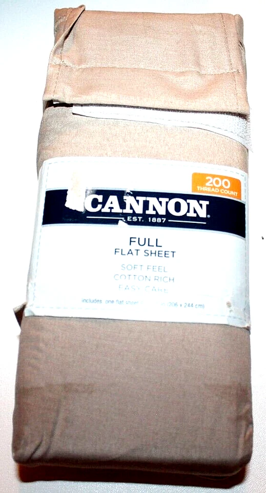 Cañón Hoja Plana Completa Taupe Sólido 200 Hilos Foto 1 de 1