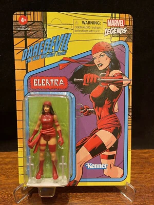 Marvel Legends RETRO ELEKTRA 3.75" KENNER Action Figure UNPUNCHED Foto 1 de 4