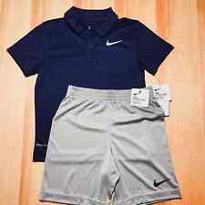 Nike Boys Polo T-shirt and Shorts Set - Size 7