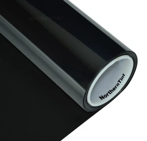 Rollo de tinte para ventana de cerámica de 20"x10' 05% VLT tinte limusina oscuro nano cerámica tinte para automóvil - Imagen 1 de 1