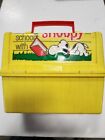 Vintage Have Lunch With Snoopy Plastic Dome Top Lunch Box No Thermos