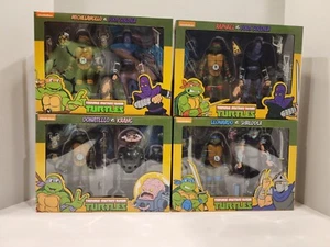 NECA Teenage Mutant Ninja Turtles First Wave 2 Packs Action Figures NEW - Picture 1 of 6