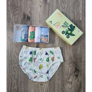 New Boys Mens Boxer Briefs Underwear Kids Undies Youth Dinosaurs Underpants - Picture 1 of 3