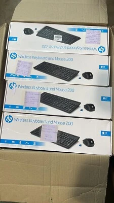 LOTTO HP - PC Tastiere 200 Wireless 32pz (no mouse no ricevitore) - Immagine 1 di 4