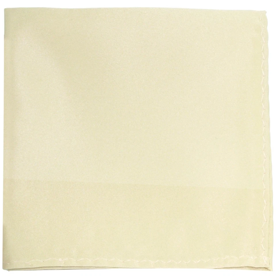 Nuevo pañuelo cuadrado de bolsillo sólido para hombre solo 10 x 10 pulgadas fiesta graduación Foto 1 de 1