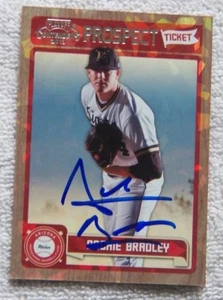 Arizona Diamondbacks Archie Bradley signiert 2011 Playoff Prospekt Prismatic #/299 - Bild 1 von 1