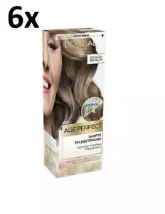 (124,79€/L) Loreal Age Perfect Sanfte Pflegetönung Braun 6x80ml - Bild 1 von 1