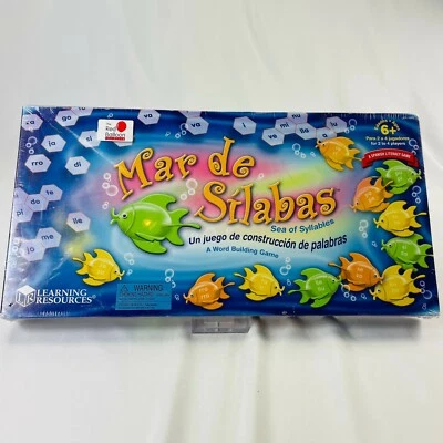 New - Learning Resources Mar de Silabas (Sea of Syllables) Game - Ages 6+ - Image 1 of 4