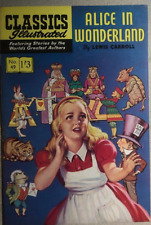 CLASSICS ILLUSTRATED #49 Alice in Wonderland (HRN 125) UK comics edition FINE+