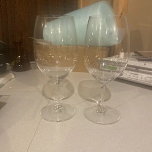 Set of 2 RIEDEL Crystal Stemmed White/Bordeaux Wine Glasses 8-3/4” Tall 24oz - Picture 1 of 8