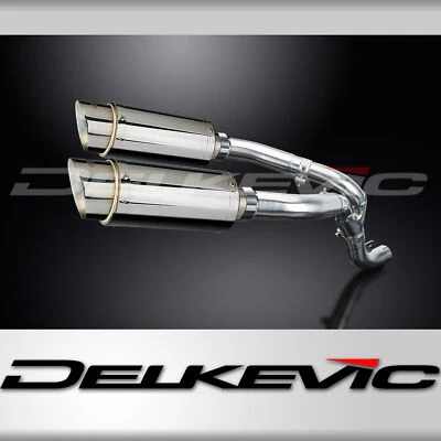 Kawasaki ZX-10R Ninja 2006-2007 Slip On 8" Round Stainless Exhaust Muffler Kit — 第 1/4 张图片