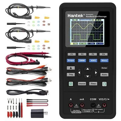 Hantek Handheld Oscilloscope Multimeter Waveform Generator 2D42 2D72 2C72 2C42 - Image 1 of 4