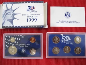 1999 UNITED STATES MINT PROOF COIN SET UNCIRCULATED SAN FRANCISCO  - Picture 1 of 6