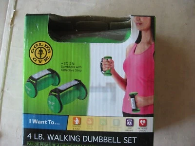 Gold's Gym 4 lb. Juego de mancuernas para caminar Foto 1 de 3
