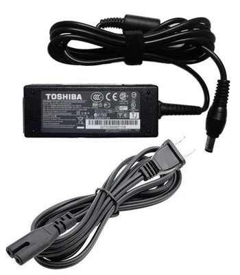 Genuine OEM Toshiba CHARGER For PA3743U-1ACA 30W AC NB205 NB255 NB305 NB505 - Image 1 of 3