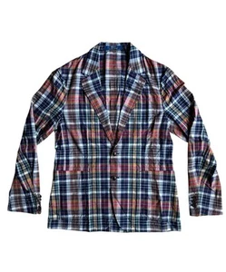 Polo Ralph Lauren Herren groß kariert Sport Mantel Tartan Blazer Madras Anzug Jacke - Bild 1 von 24