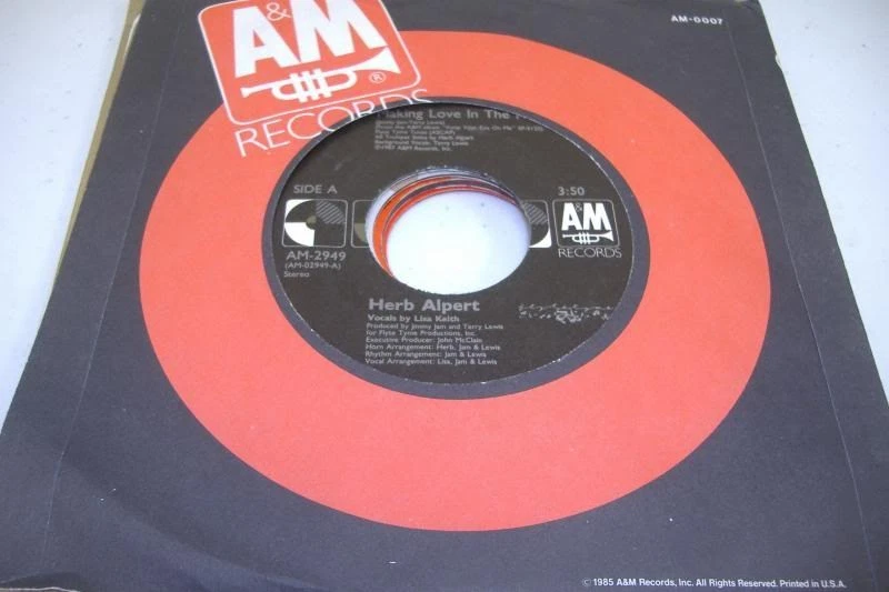 Jazz 45 HERB ALPERT - Making Love In the Rain on A&M - Image 1 of 1
