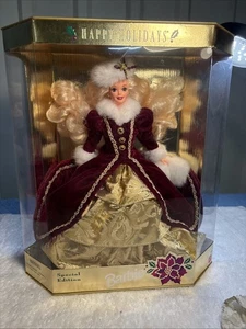 Mattel Happy Holidays Barbie Bambola 1996 Edizione Speciale #15646 - Foto 1 di 8