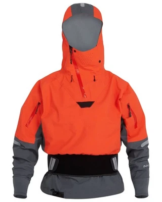 NRS Element Gore-Tex Pro Semi-Dry Top Men's Jacket, Flare, Medium - Image 1 of 4