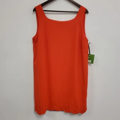 Vestido feminino Kate Spade X Target sem mangas bainha recortada tamanho G vermelho ocasião - Imagem 1 de 4
