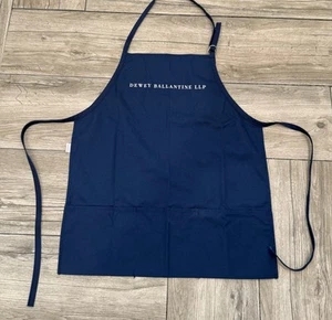 Dewey Ballantine LLP Kitchen Adjustable Neck Bib Apron with pockets Made in USA - Picture 1 of 6