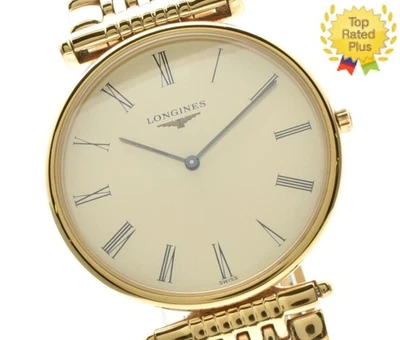 *COMO NUEVO* Reloj Longines Grand Classic L4.635.2 de cuarzo con esfera dorada de JAPÓN Foto 1 de 4