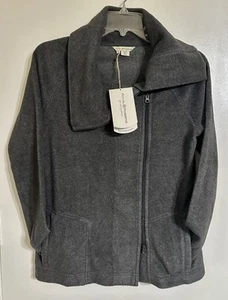 Royal Robbins Jacket Women’s Asymmetrical Fleece-Small-Grey - Picture 1 of 12