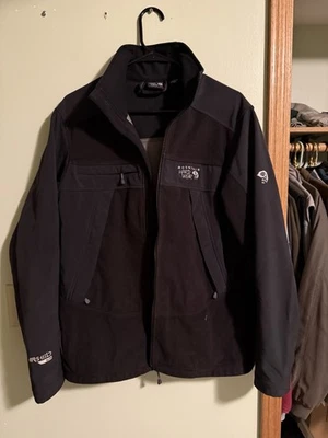 Chaqueta polar Mountain Hardwear Air Shield Elite cremallera completa para hombre mediana negra gris Foto 1 de 4