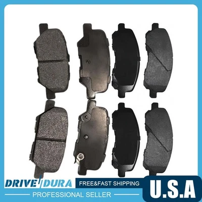 QuRuCar Front Rear Disc Brake Pad Set fits 2014-2015 Mitsubishi ASX - Image 1 of 3