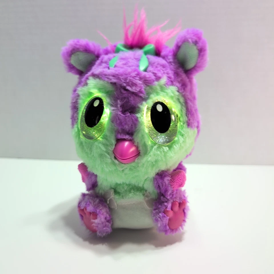 Hatchimals Hatchibabies Chipadee Girl Eyes Light Purple Green Bow No Acessories - Image 1 of 4