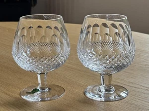 2 Waterford Crystal Colleen Balloon Brandy Glasses Snifters 5.25" Excellent Con - Picture 1 of 5