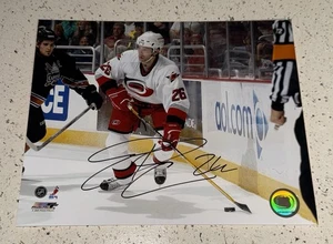 ERIK COLE SIGNED 8X10 PHOTO CAROLINA HURRICANES HOCKEY NHL AUTOGRAPH 🏒 - Picture 1 of 1
