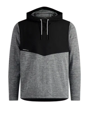 Nueva sudadera con capucha Zero Restriction Tyson NEGRA/PLATA METÁLICA W1069 elige - talla Foto 1 de 2